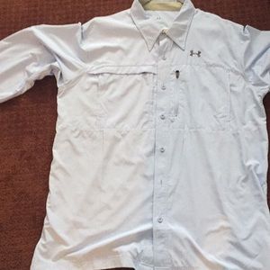 Super soft light blue Under Armour XL button down